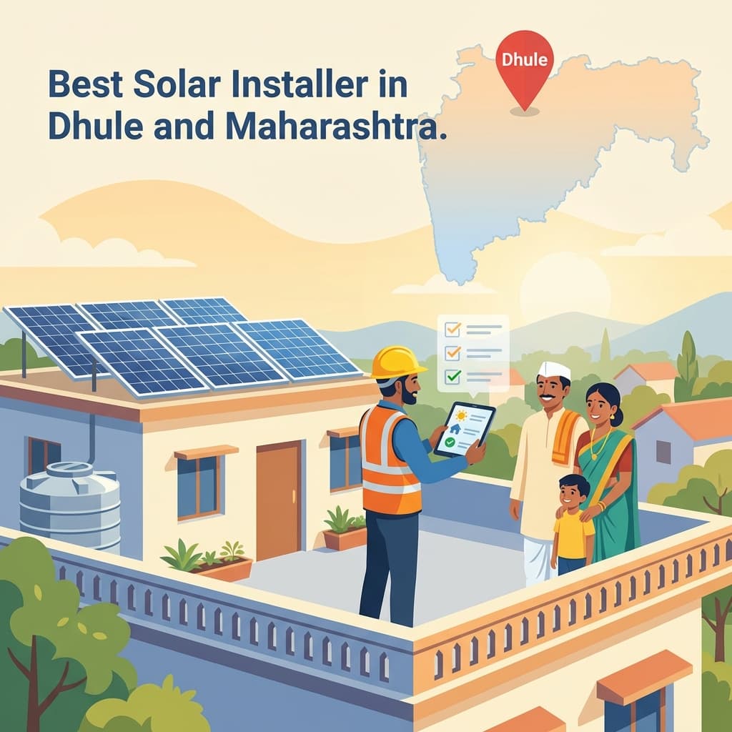 Best Solar Installer in Dhule and Maharashtra: How to Choose the Right EPC Partner (2025 Guide)